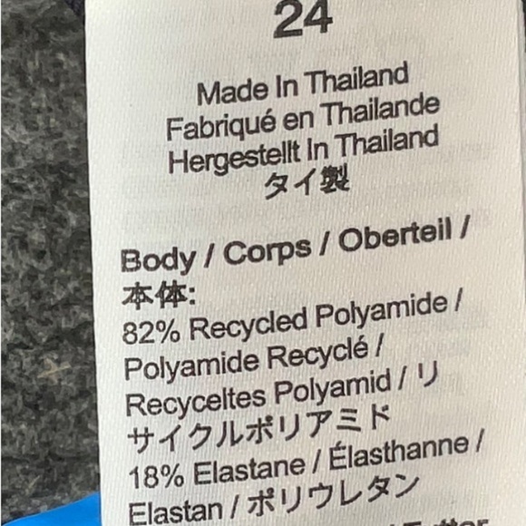 J. Crew Cutout One Piece Full Coverage Swimsuit in Navy Stripe Plus Size 24 NWT - Picture 6 of 8